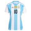Maillot de Supporter Argentine Messi 10 Domicile 2024 Pour Femme